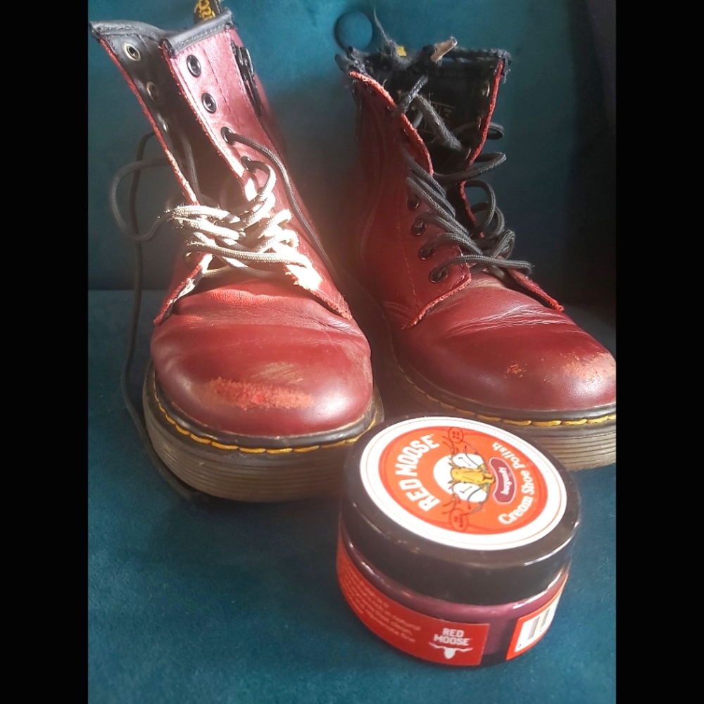 Oxblood maroon red burgundy SHARP Docs Dr Martens kids boots